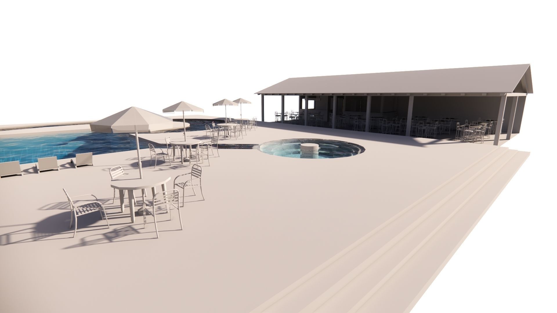 Swimming pool 3D model_19