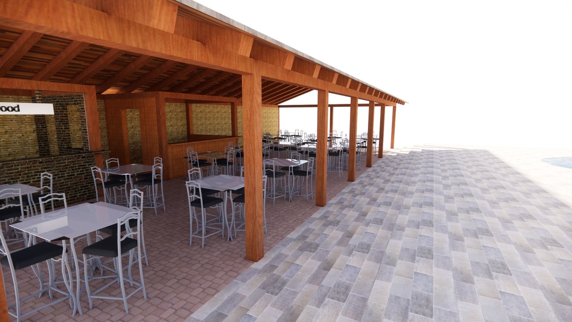 Swimming pool 3D model_11