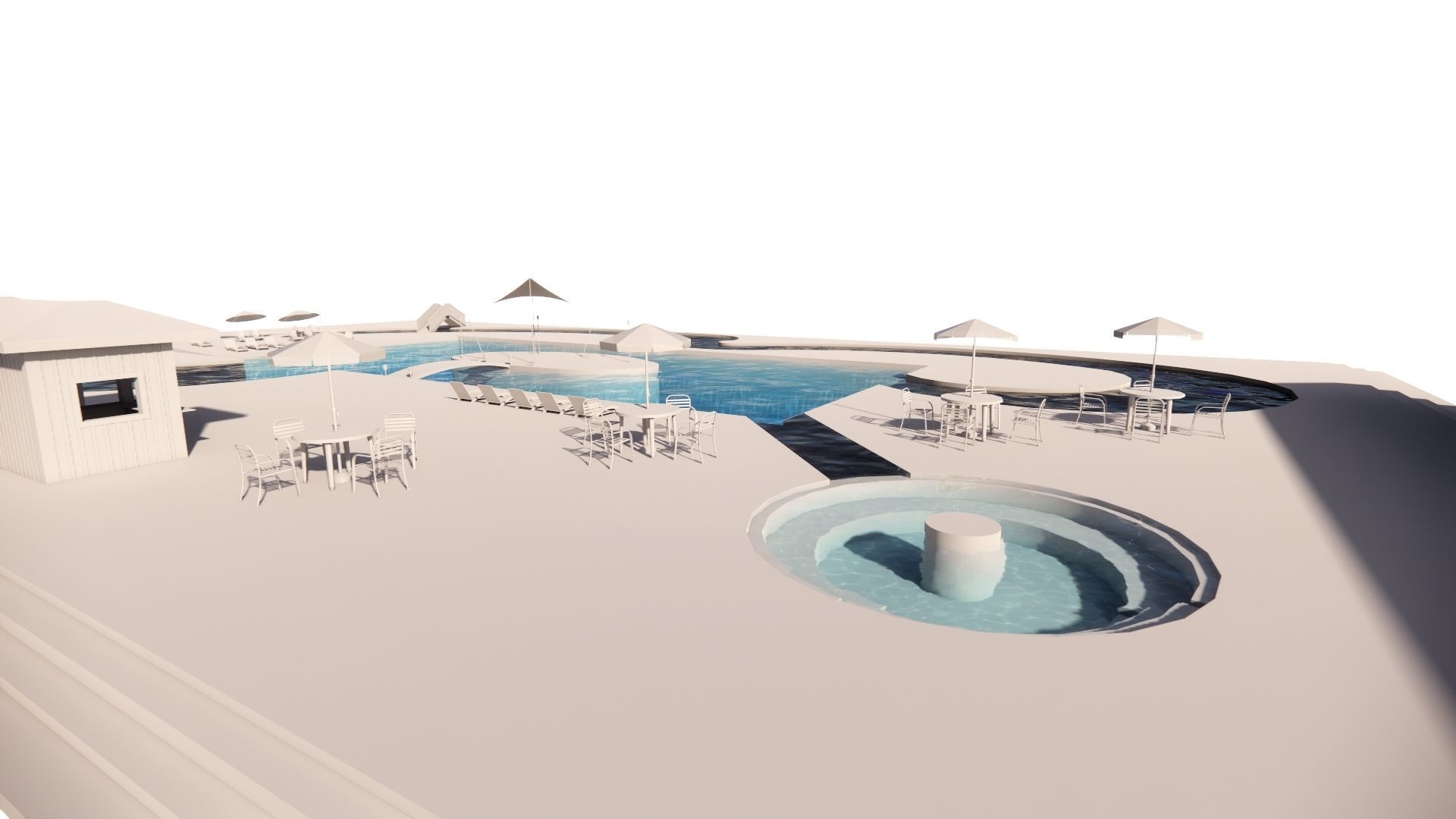 Swimming pool 3D model_18