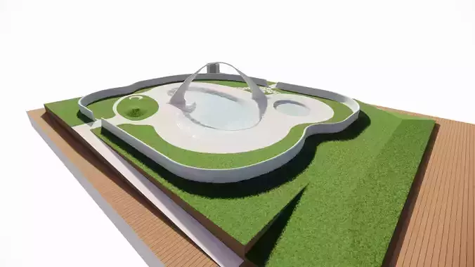 Swimming pool 3D model
