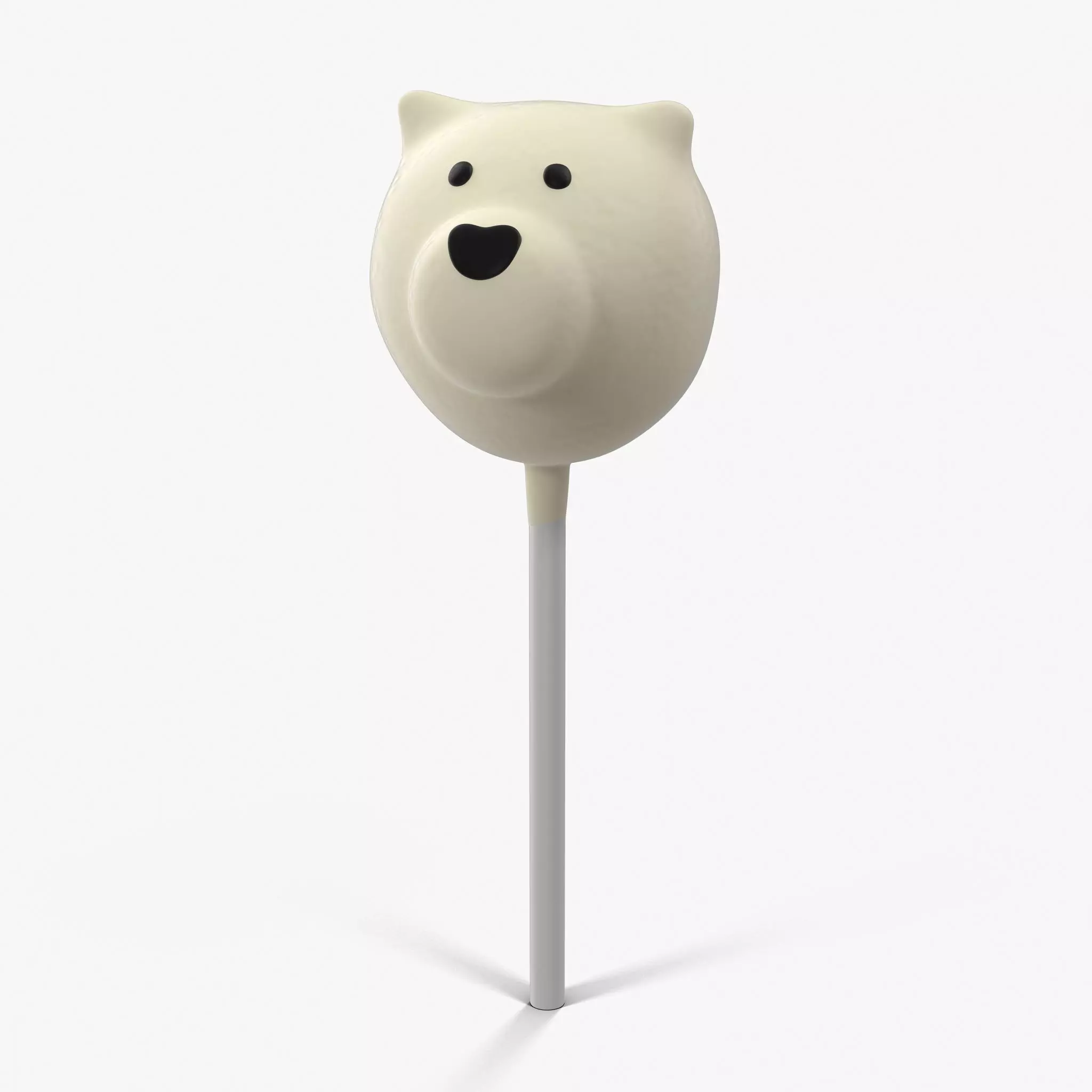 Cake Pop Bear Low-poly 3D model_0