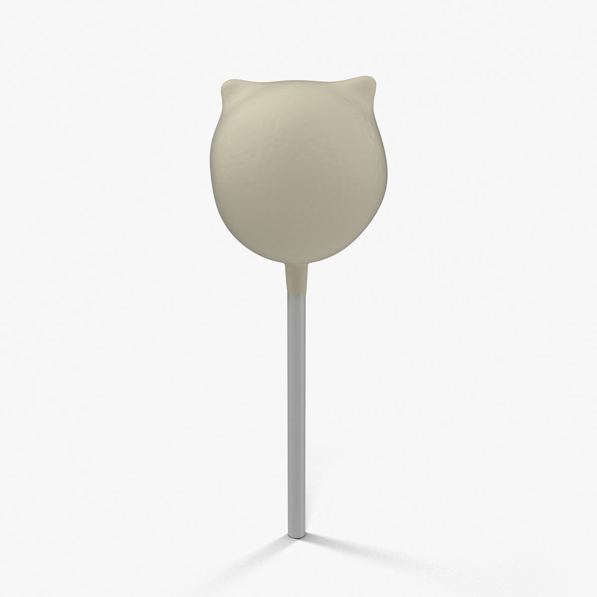 Cake Pop Bear Low-poly 3D model_9