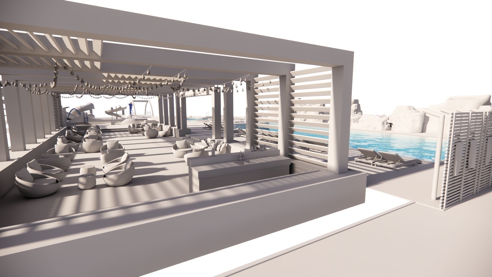 Swimming pool 3D model_17