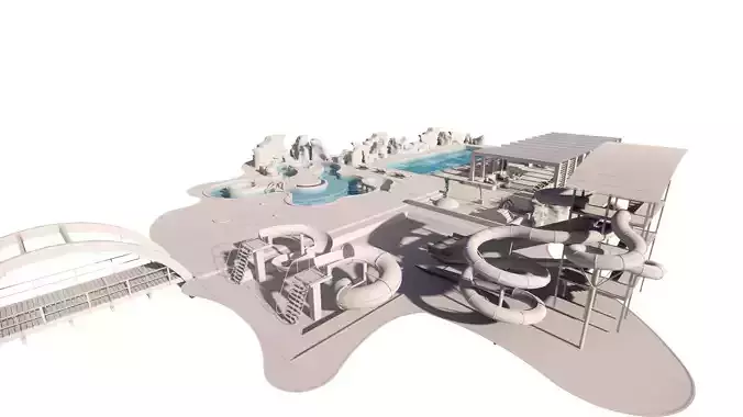 Swimming pool 3D model