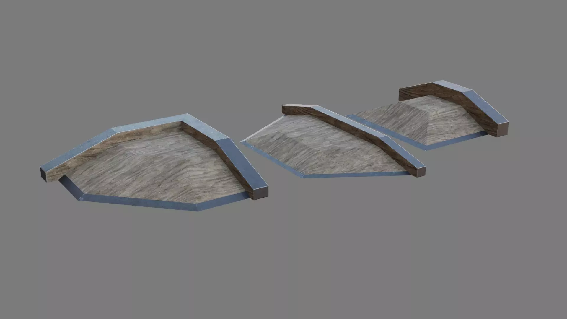 Fun Boxes Low-poly 3D model