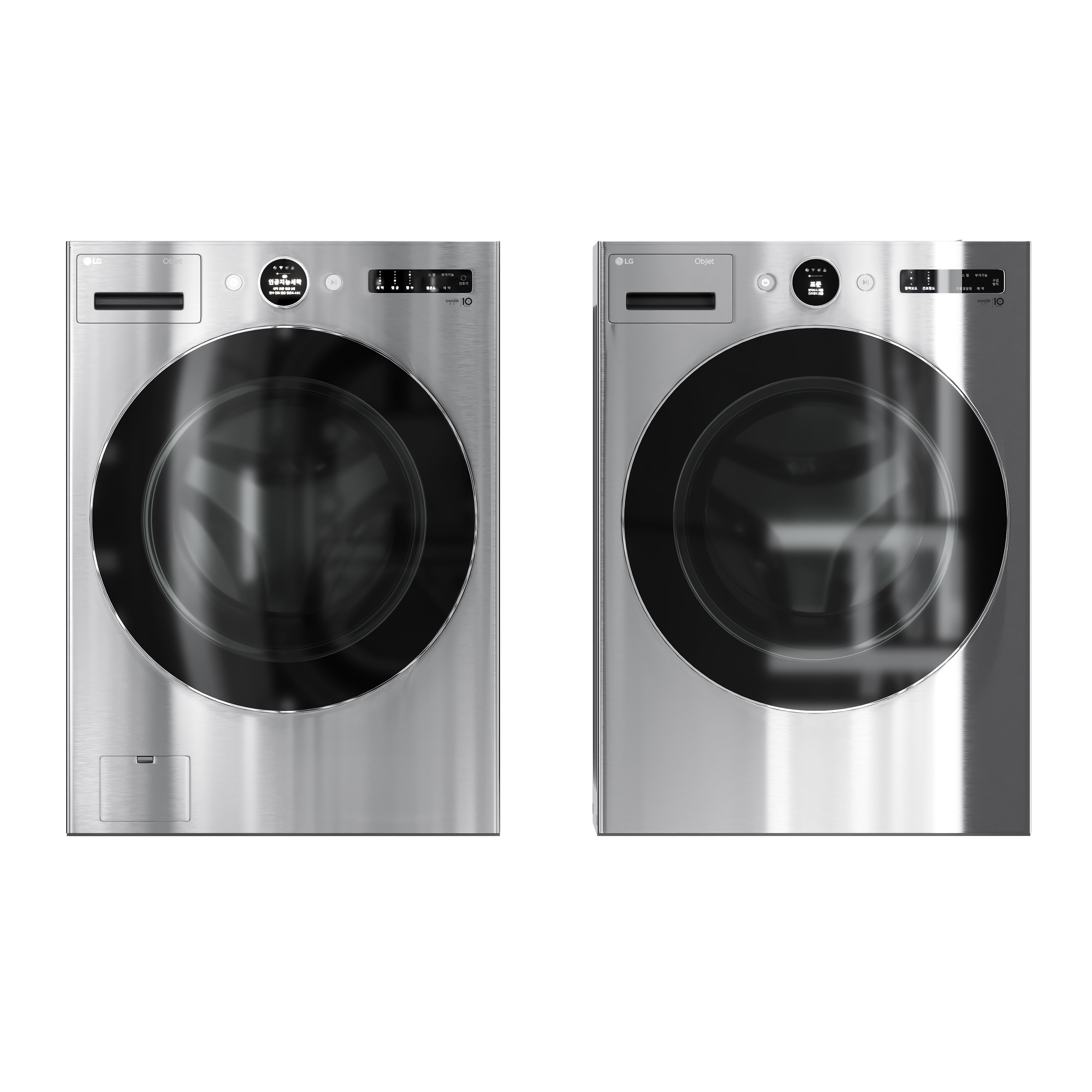 LG objet collection Washing and Drying machine KOR Ver 3D model_1