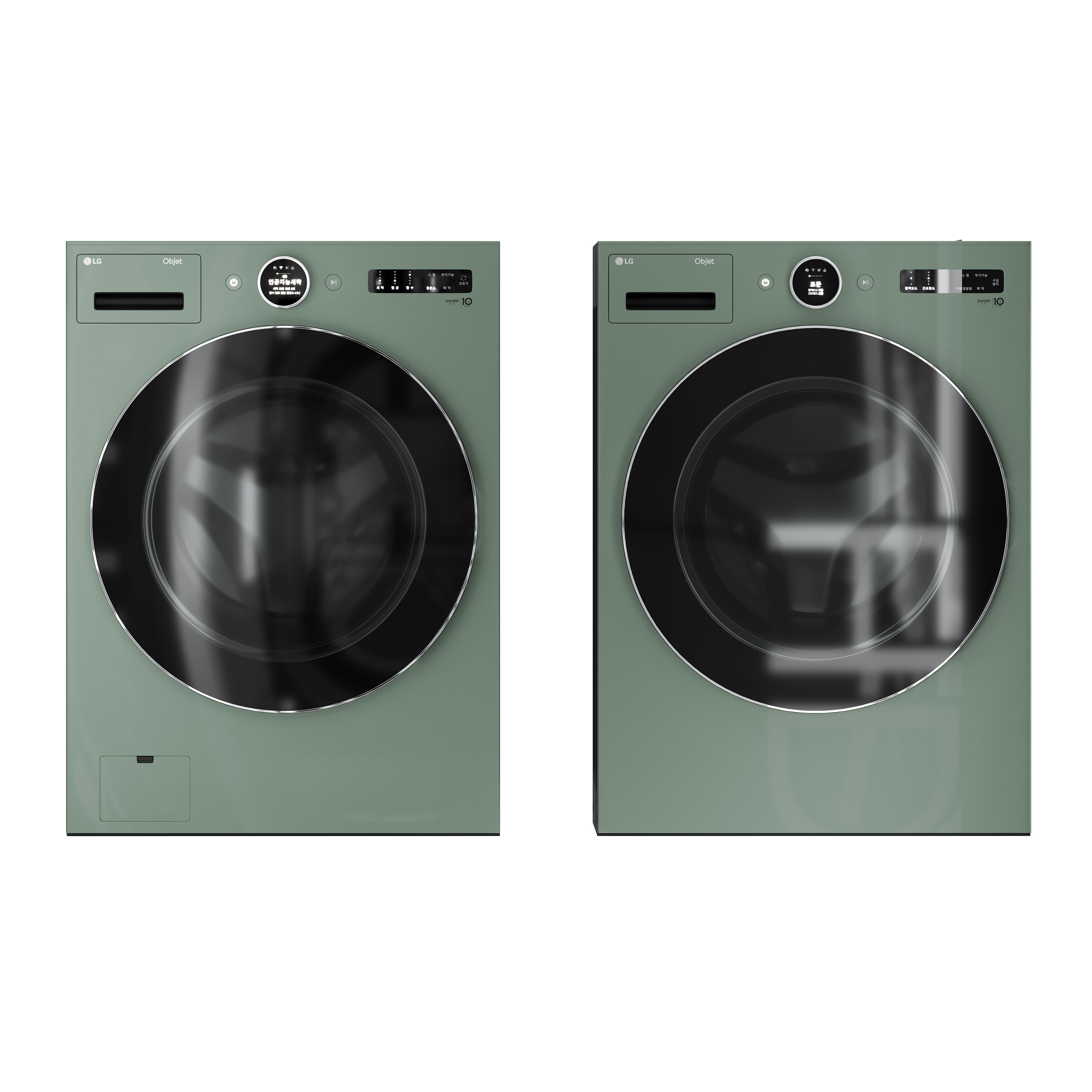 LG objet collection Washing and Drying machine KOR Ver 3D model_2