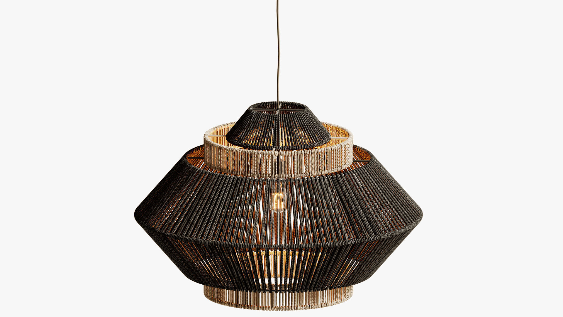 Pendant Lights Boho Etsy 3D model_2