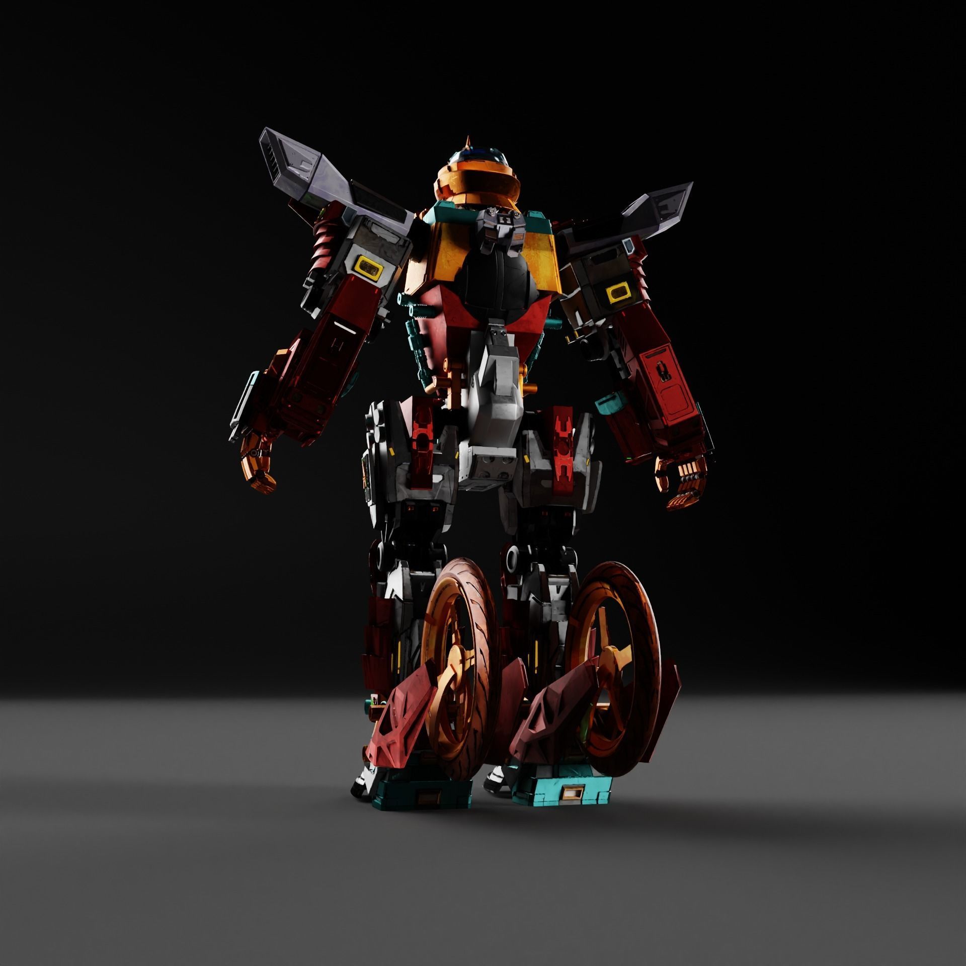 mecha 3D model_2