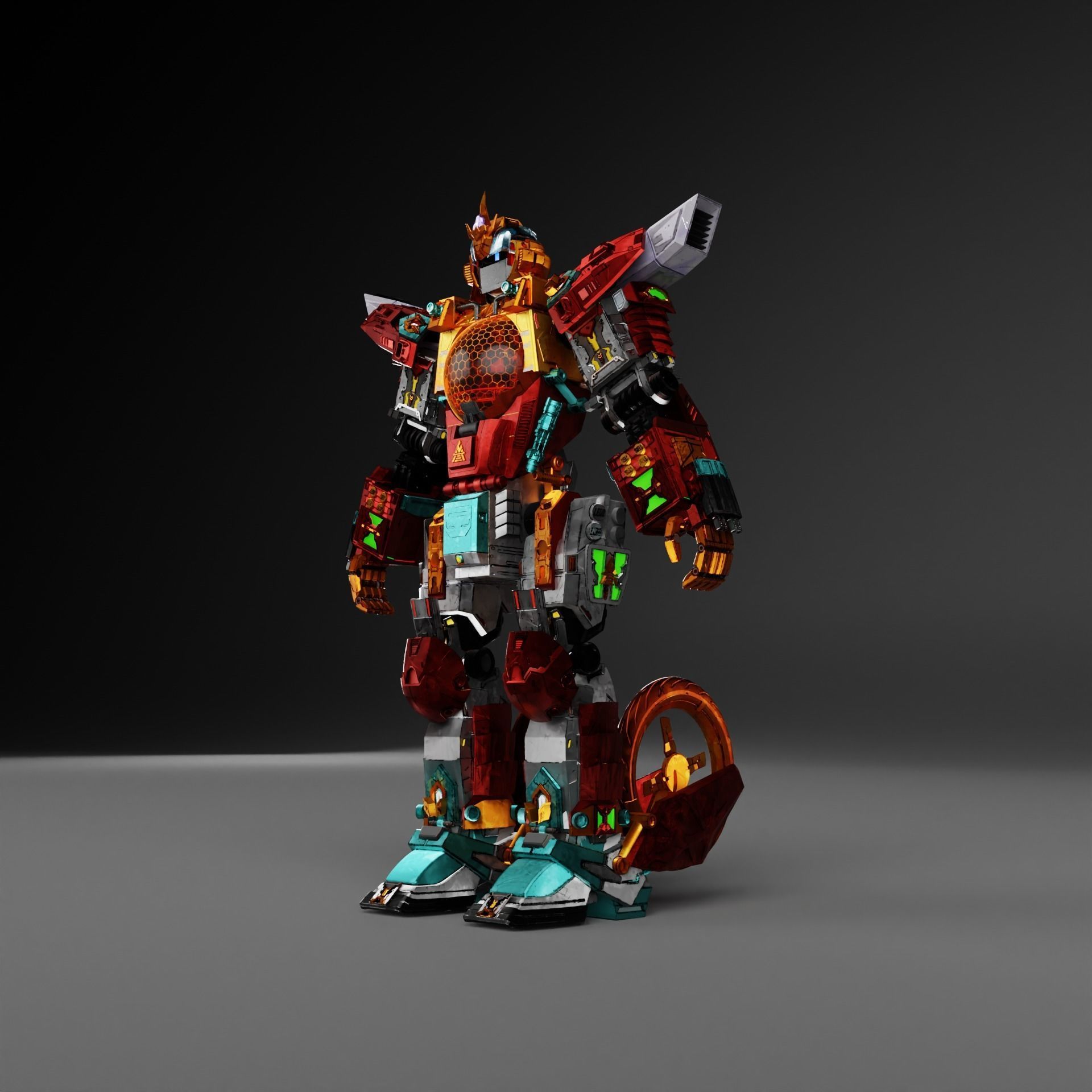 mecha 3D model_1