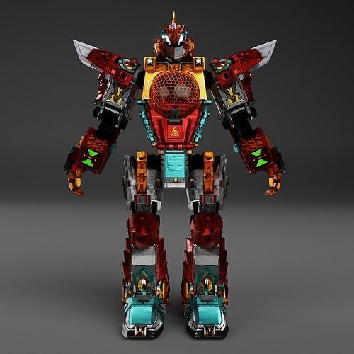 mecha 3D model