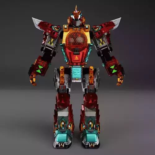 mecha 3D model