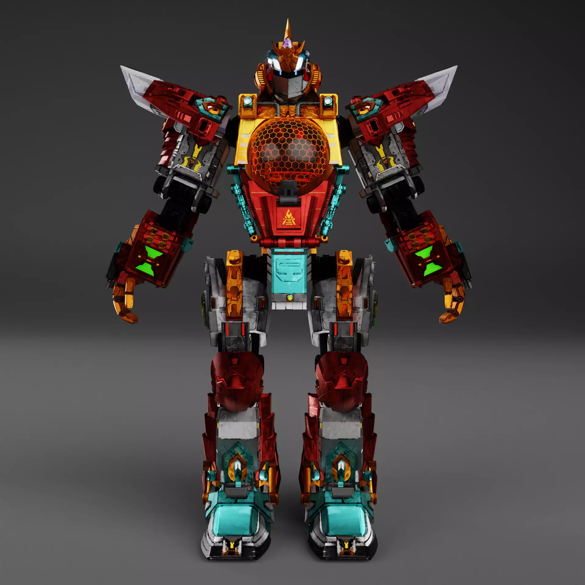 mecha 3D model_0