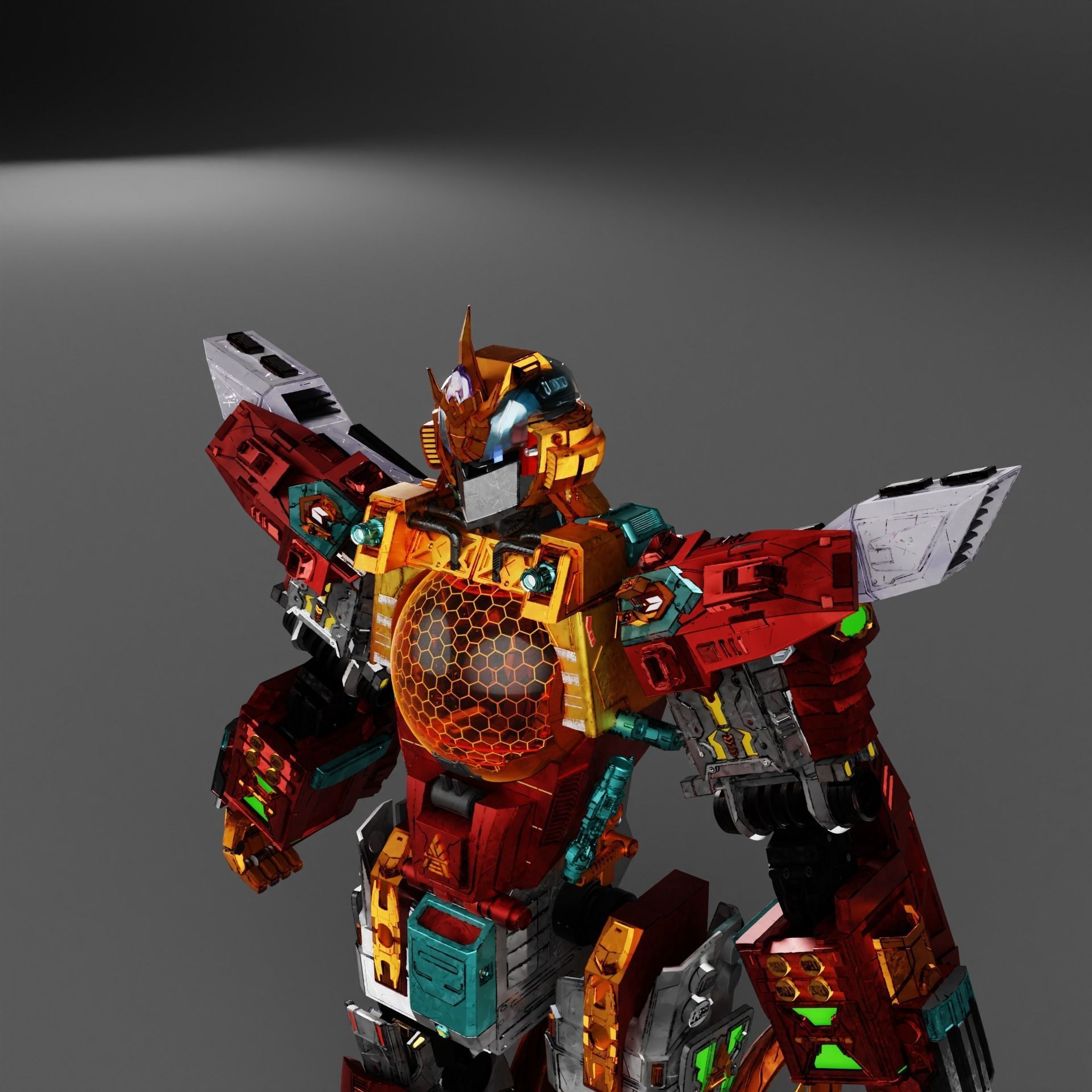 mecha 3D model_6