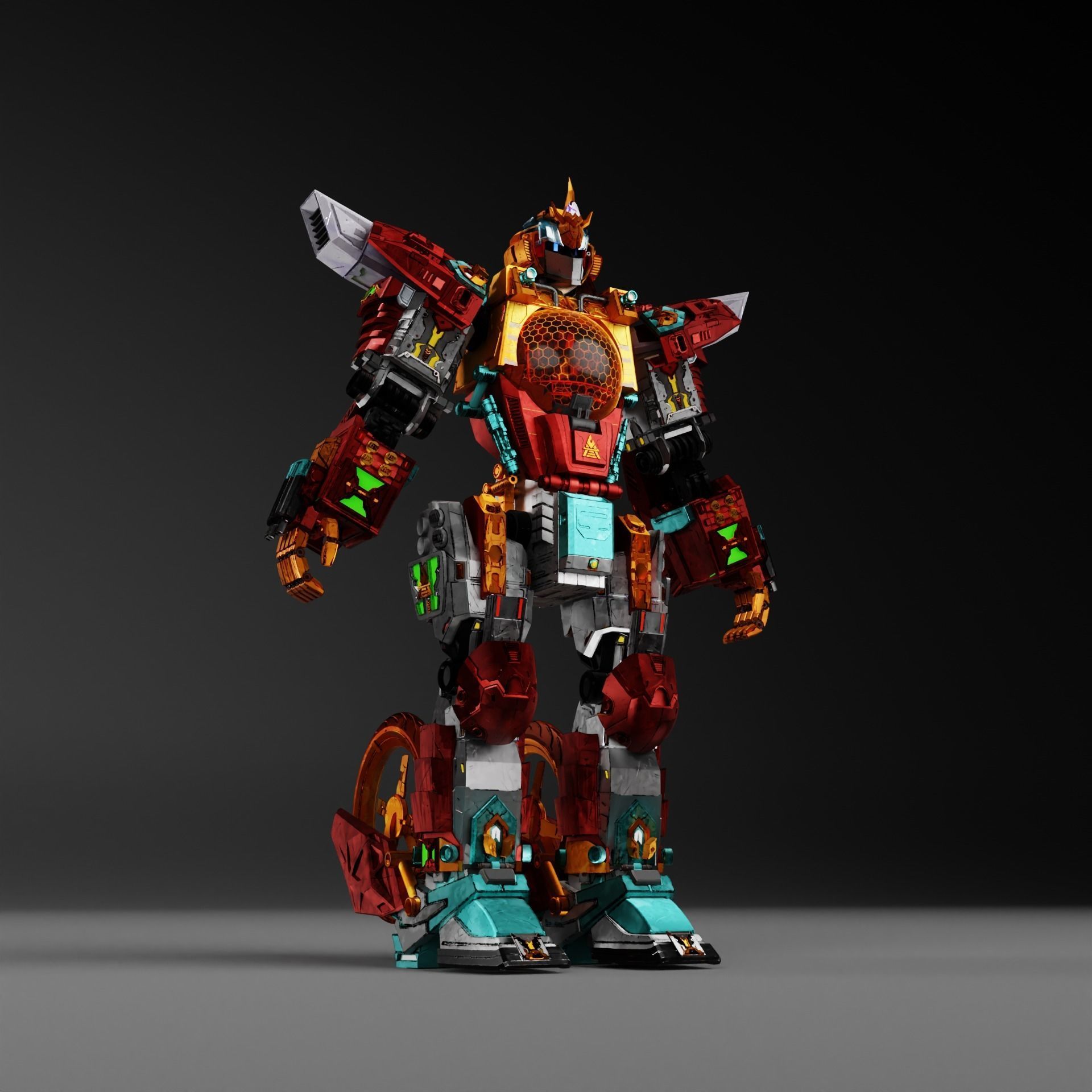 mecha 3D model_4