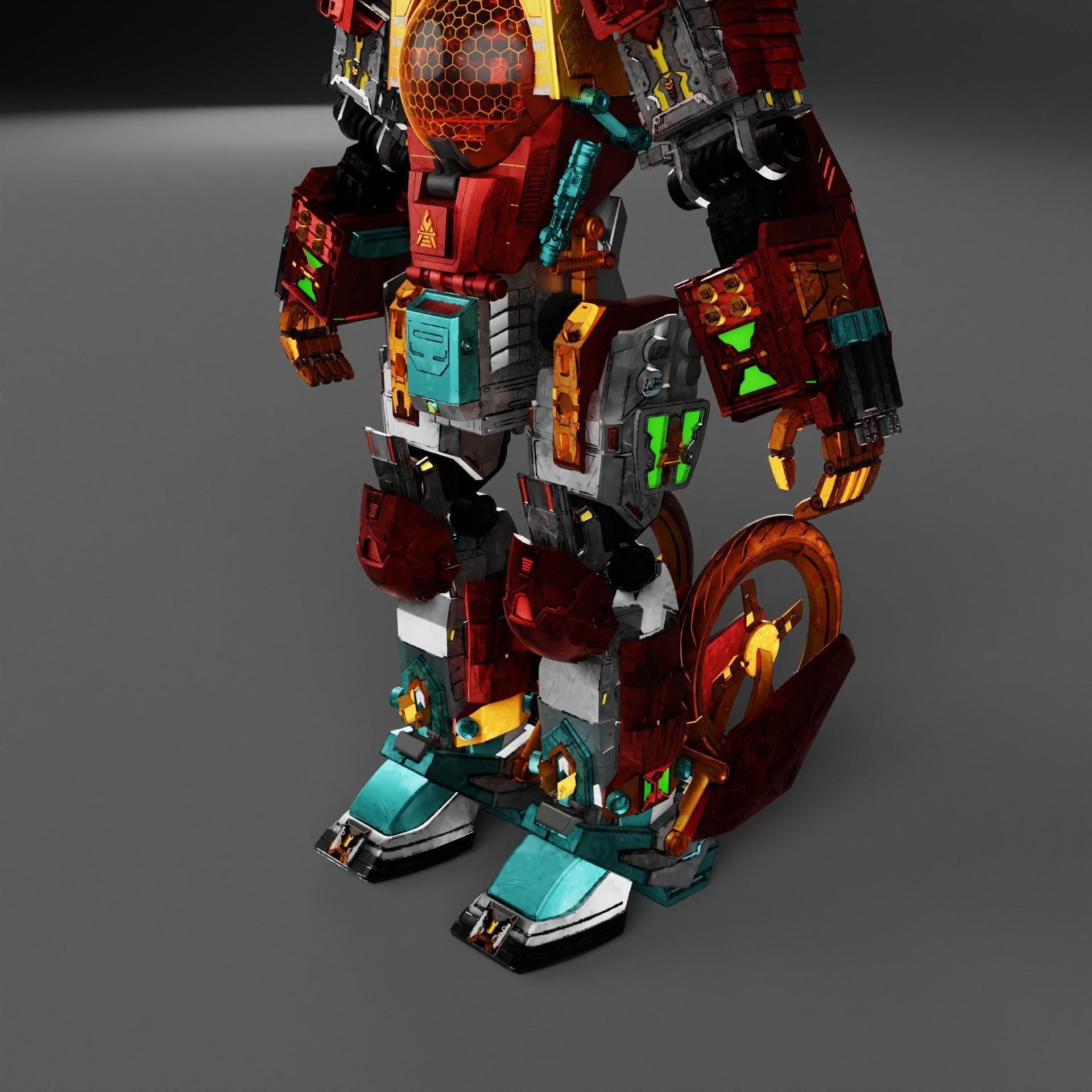 mecha 3D model_7