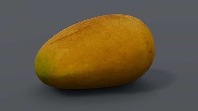 Mango 3D Model Low-poly 3D model 4