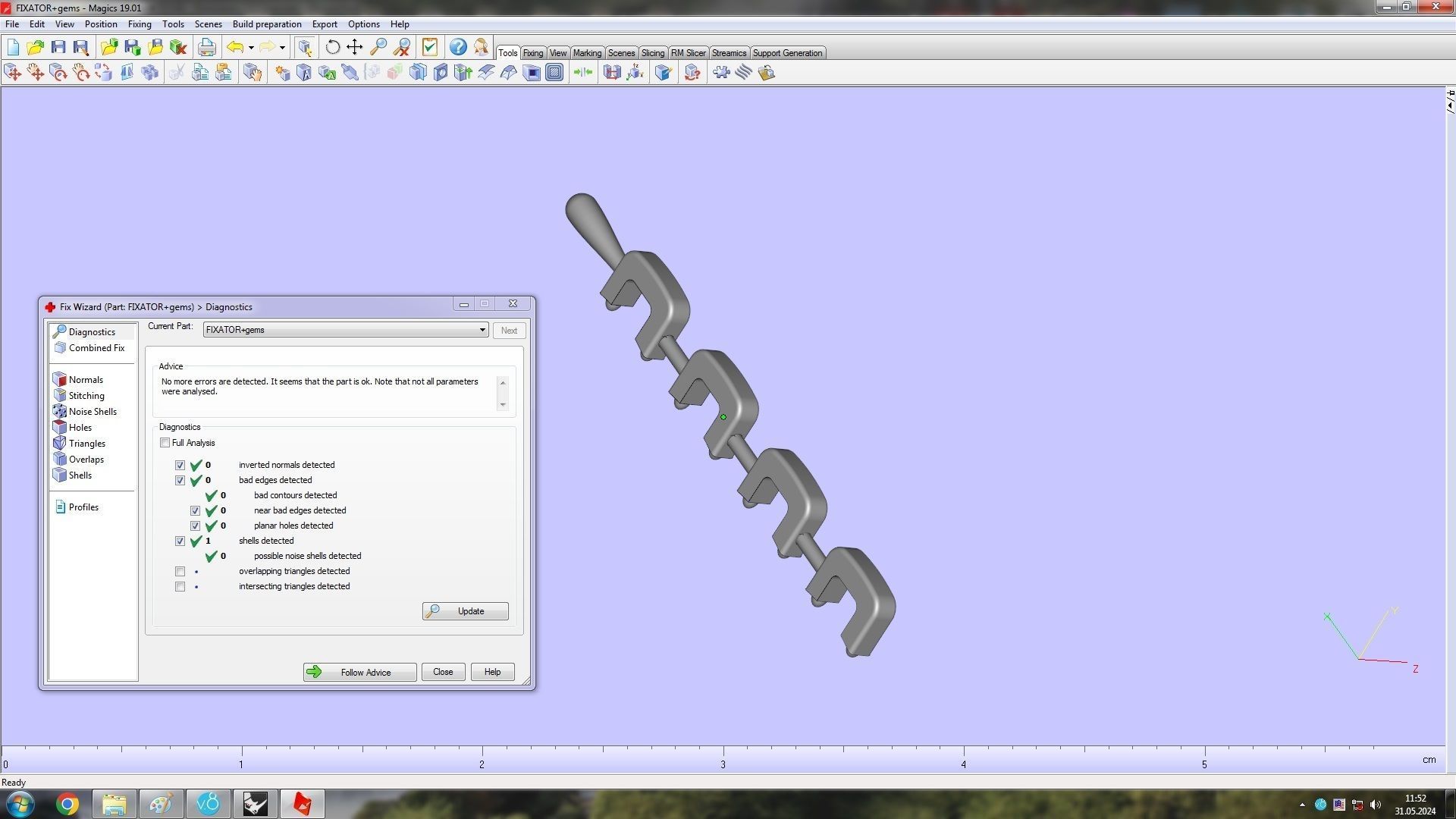 Moving Diamonds Paved Ring 16 1mm 3D print model_17