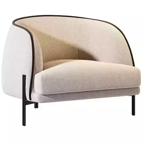 Caillou Armchair by Liu Jo Living 3D model