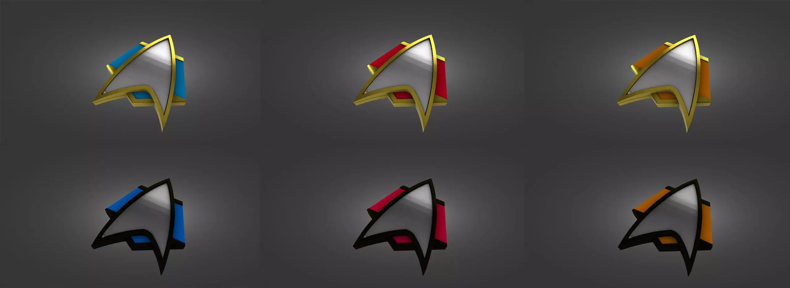 Star Trek Badge 3D print model_0