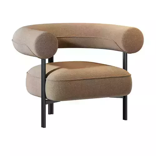 Toro Poltrona Armchair by Liu Jo Living 3D model