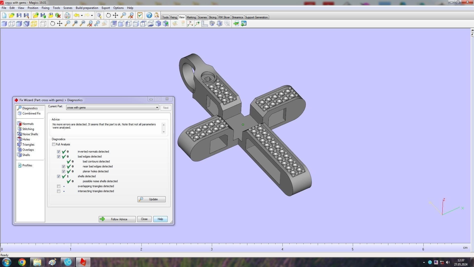 Jewelry Cross Pendant  3D print model_13