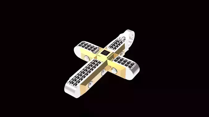 Jewelry Cross Pendant  3D print model
