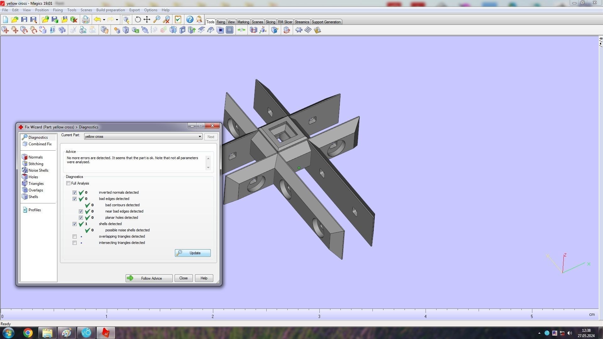 Jewelry Cross Pendant  3D print model_12