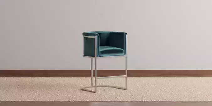 Velvet Counter Chair