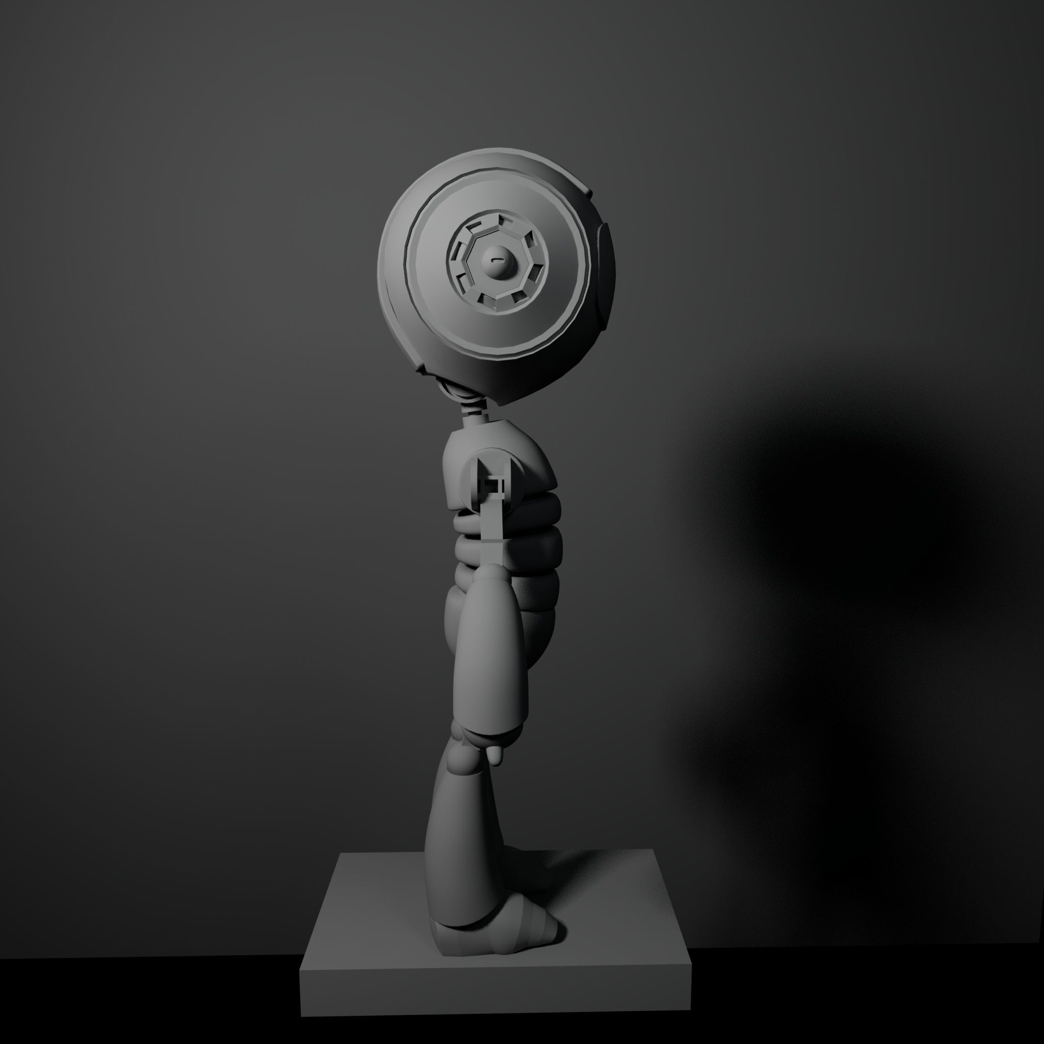 3d robot with texturing  3D model_5