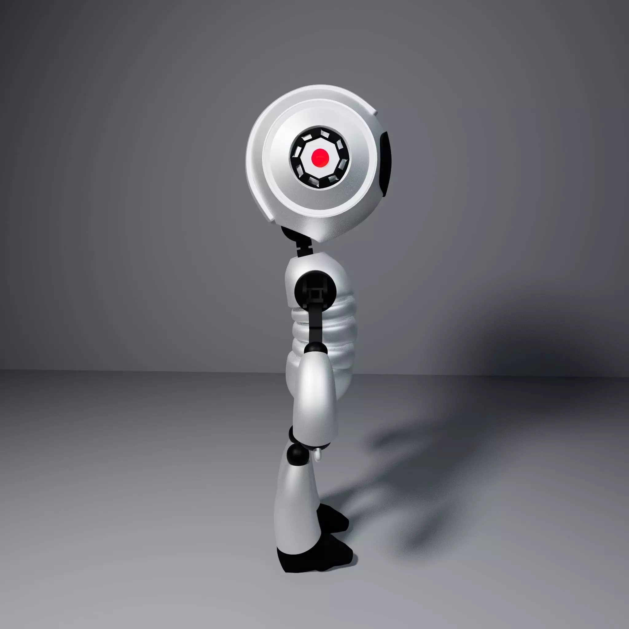 3d robot with texturing  3D model_0