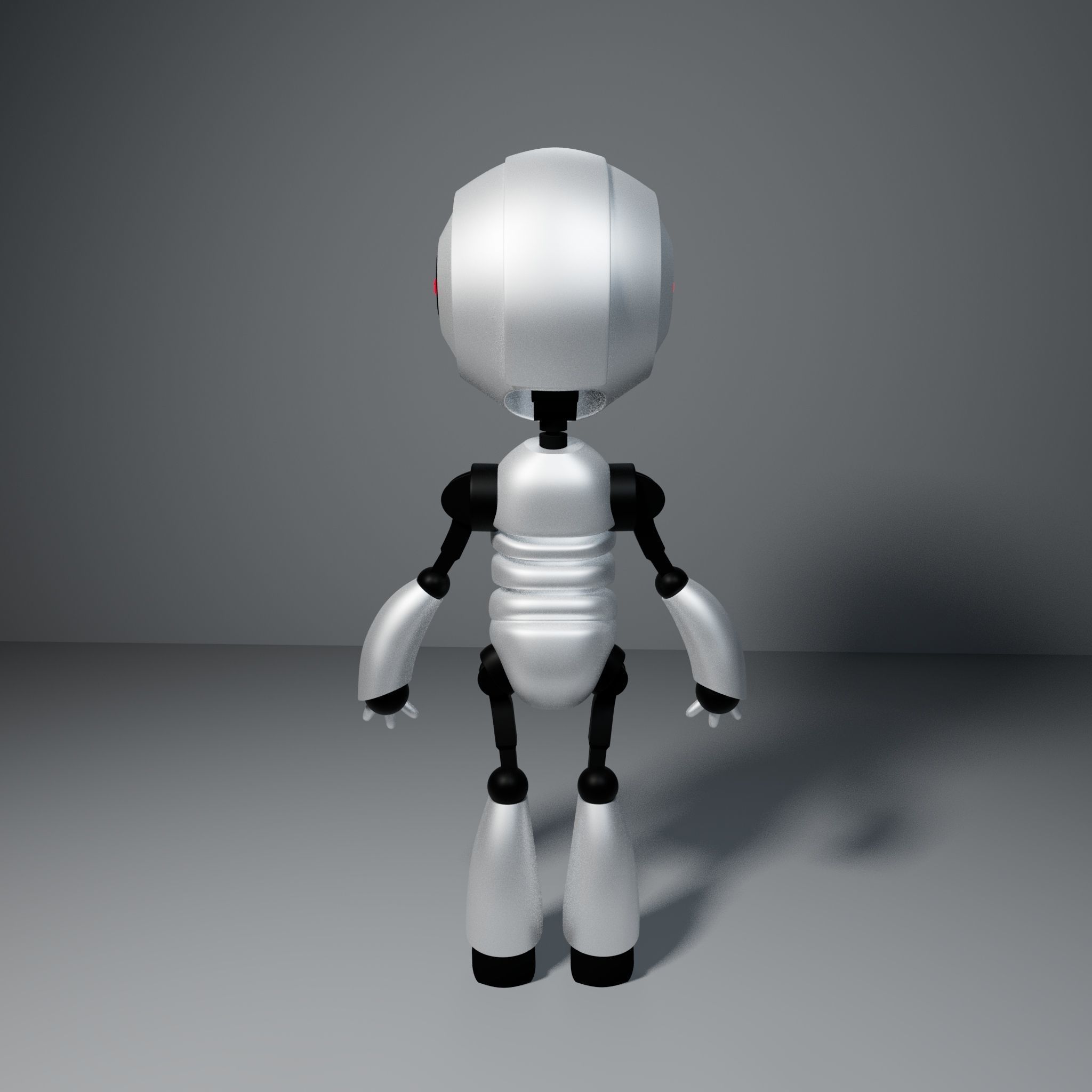 3d robot with texturing  3D model_1