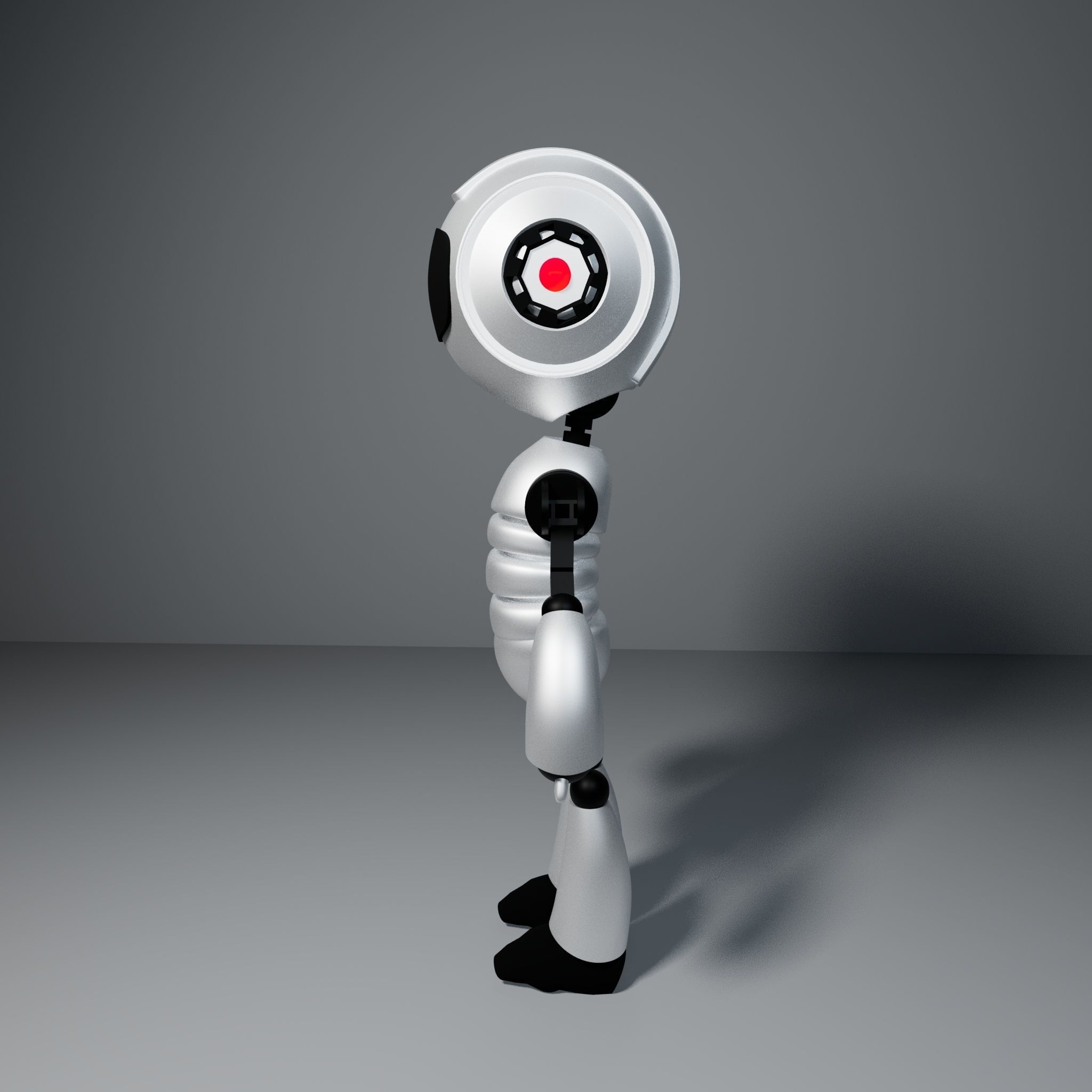 3d robot with texturing  3D model_2