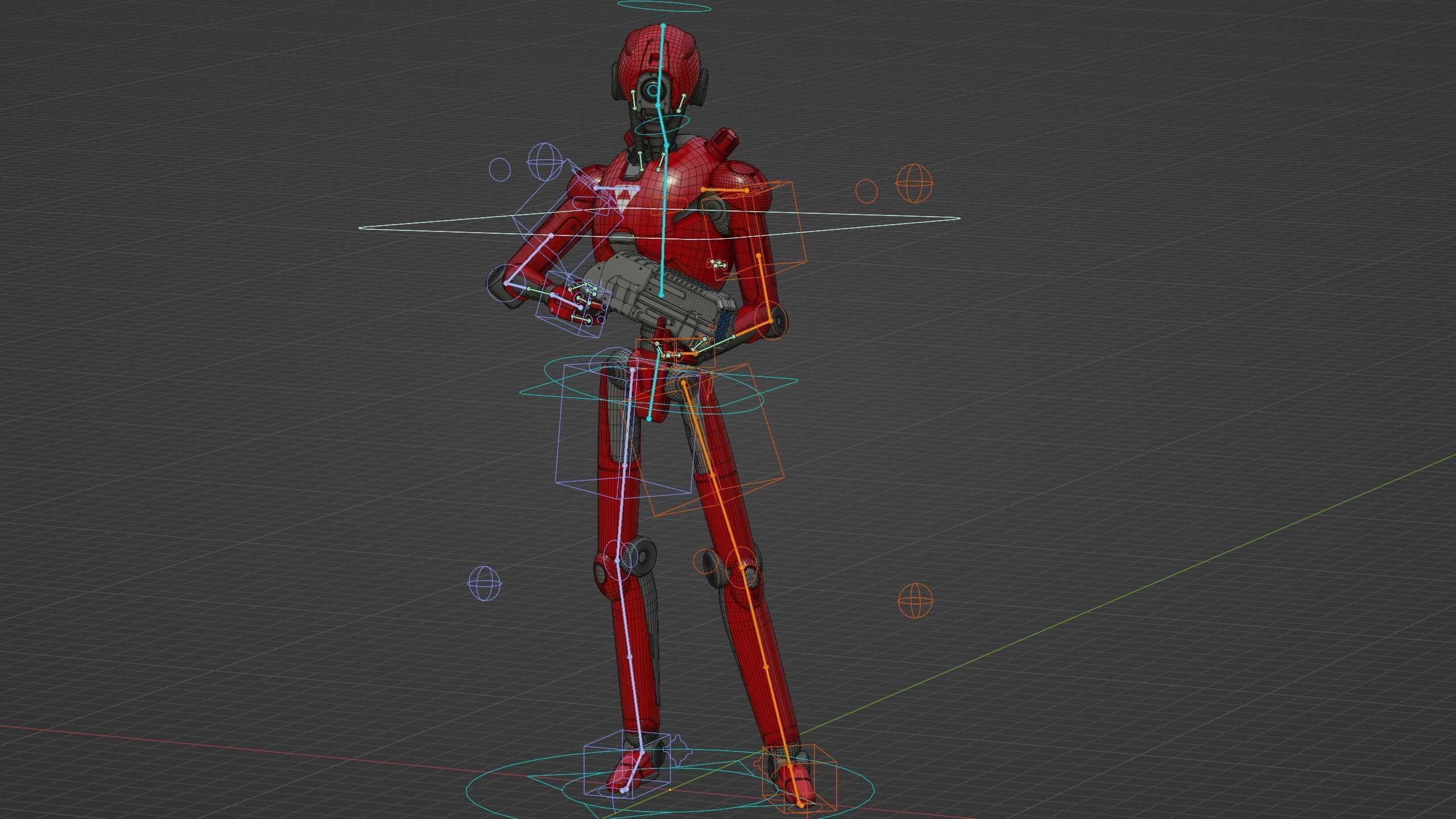 BATTLE DROID X-5000 Rigged for Unreal Engine - Unity - MIXAMO 3D model_37