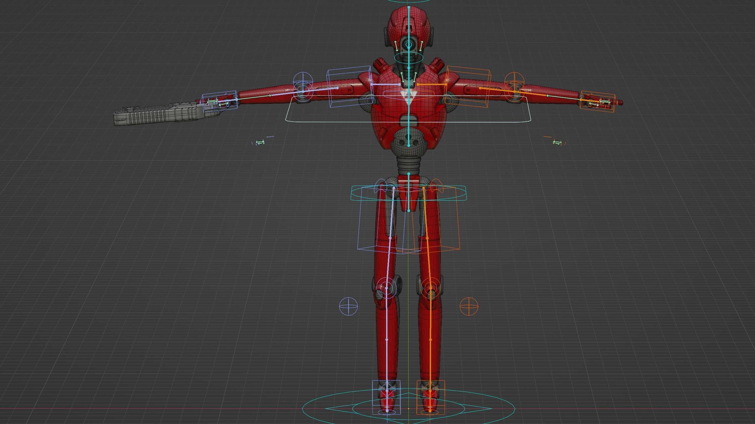 BATTLE DROID X-5000 Rigged for Unreal Engine - Unity - MIXAMO 3D model_39