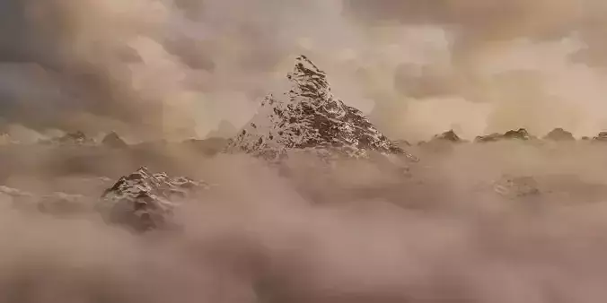 Animated VDB Cloud Cover - 700 Frames - Fade In