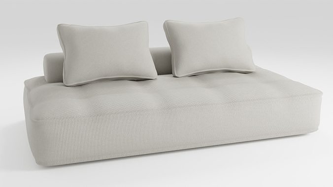 Piedmont sofa in modern Scandinavian style 3D model
