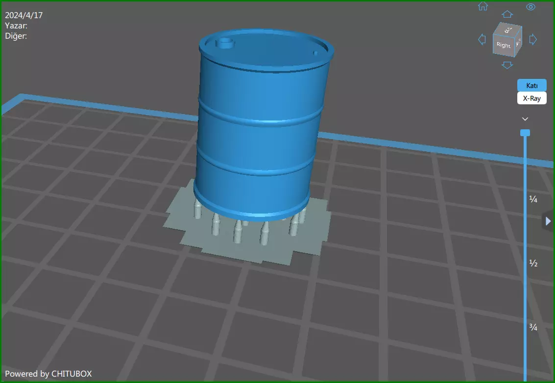 Barrel Free 3D print model