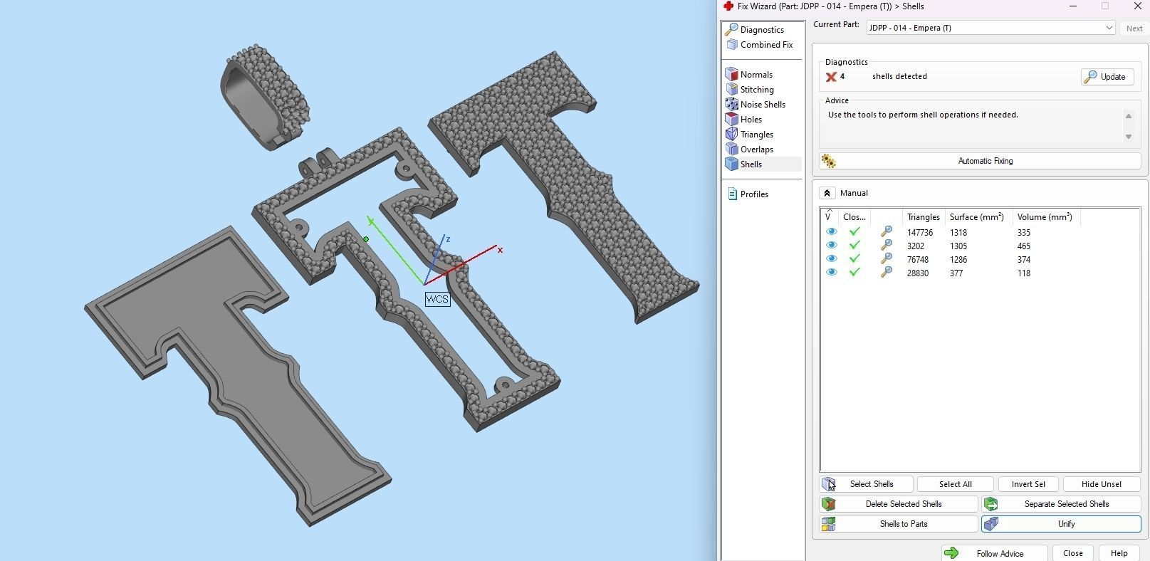 Custom Initial T Letter Diamond Pendant A to Z Alphabet Necklace 3D print model_15
