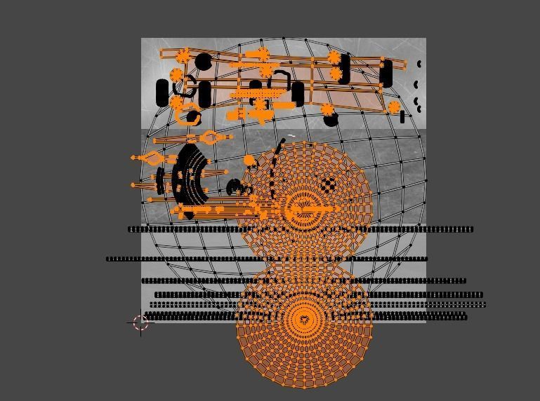 wall clock 3D model_4