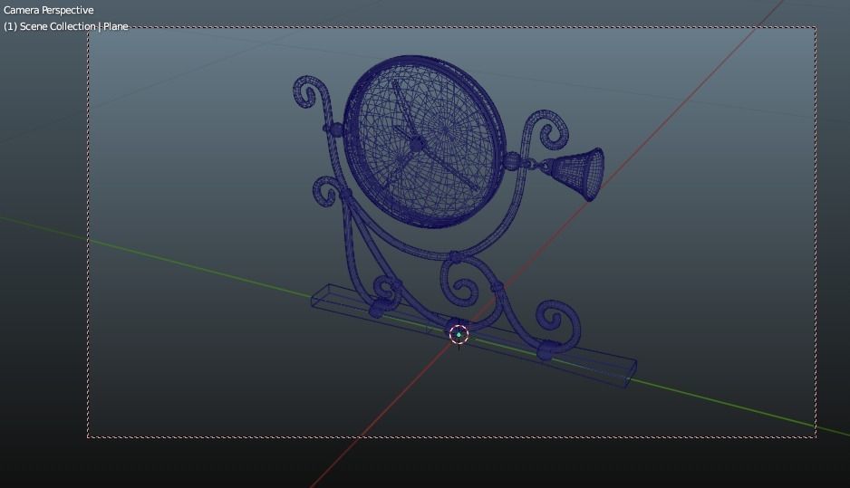 wall clock 3D model_3