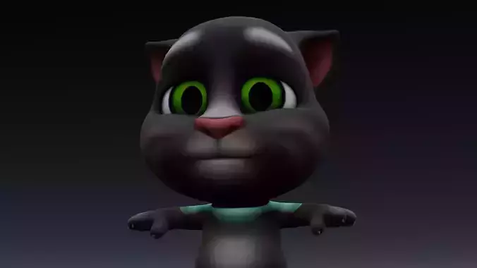 Talking Tom Animated Rigged 