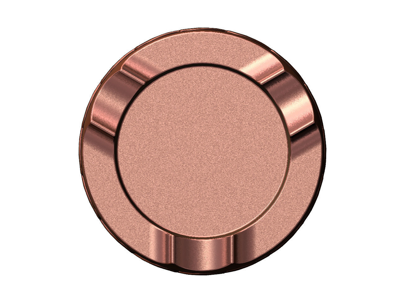 Greek wave pattern carved ashtray bowl  3D print model_2