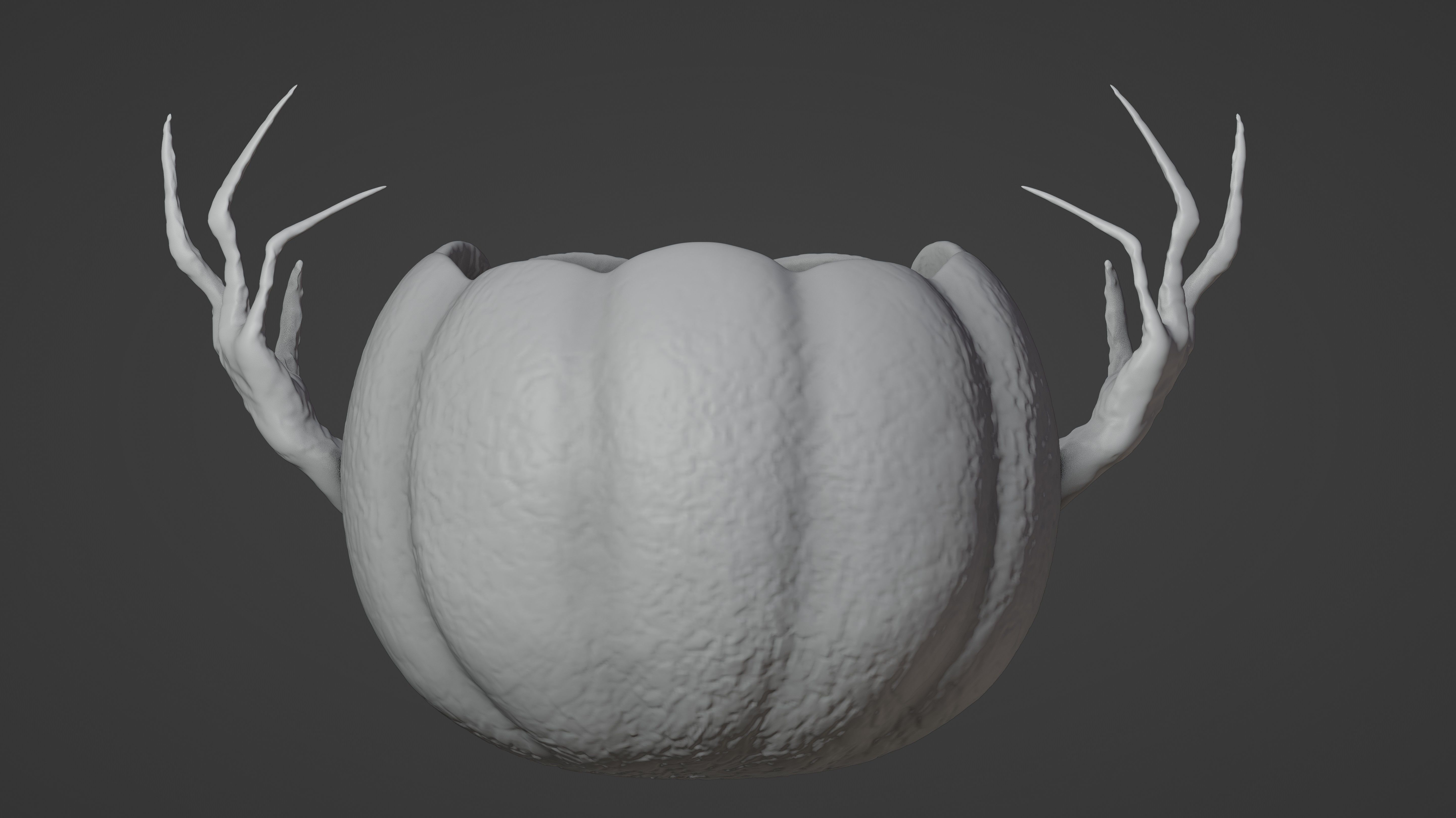 Halloween Pumpkin Planter 3D print model_3