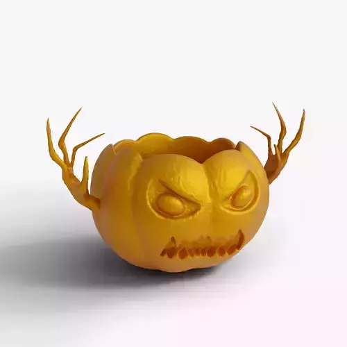 Halloween Pumpkin Planter