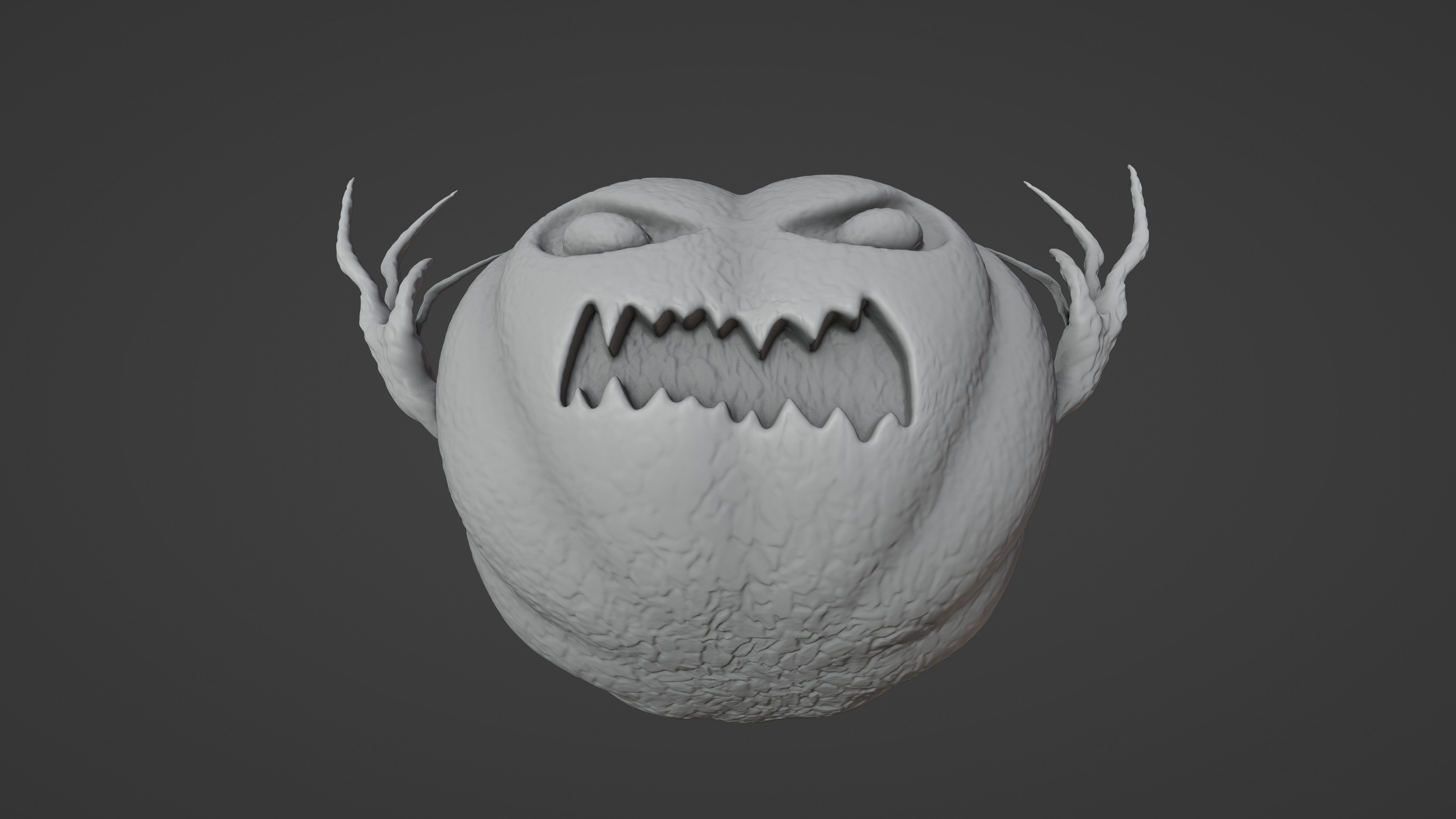 Halloween Pumpkin Planter 3D print model_6