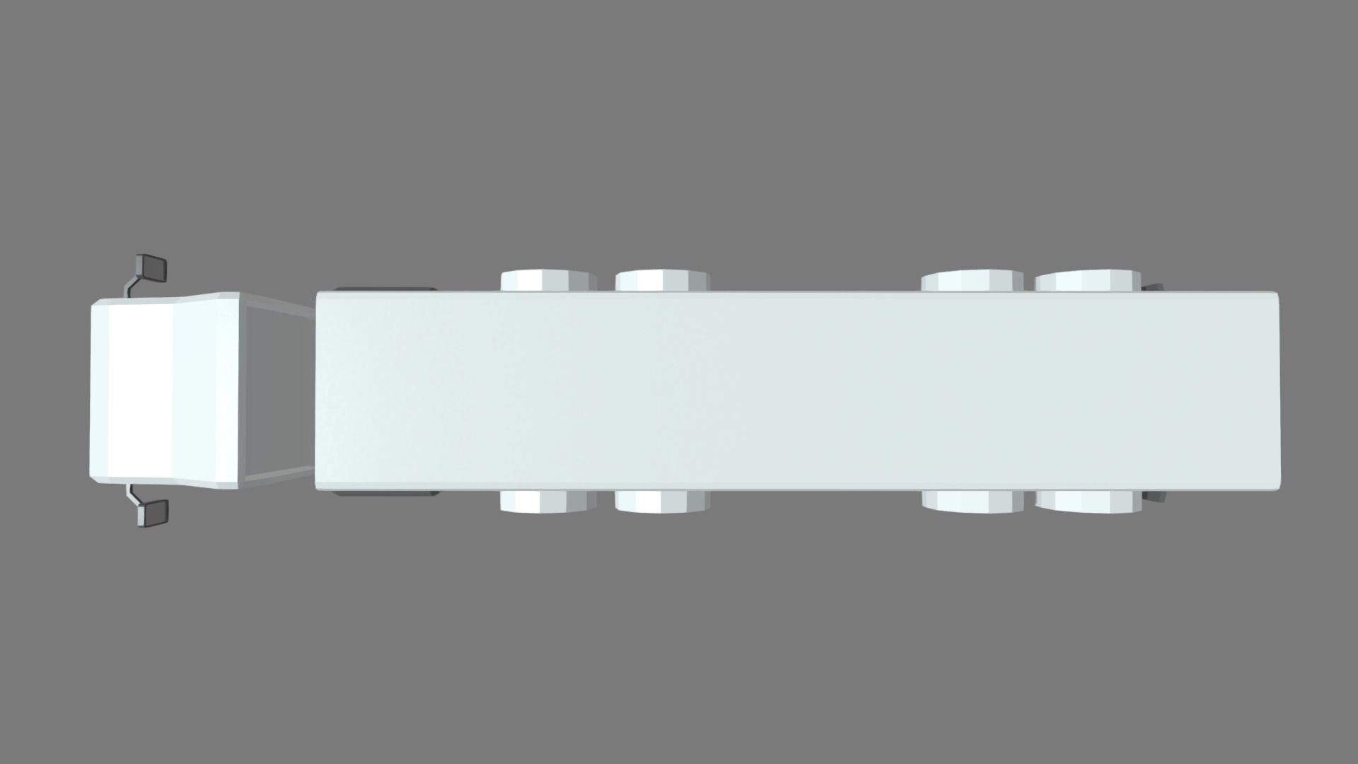 Low Poly Truck 05 Low-poly 3D model_3