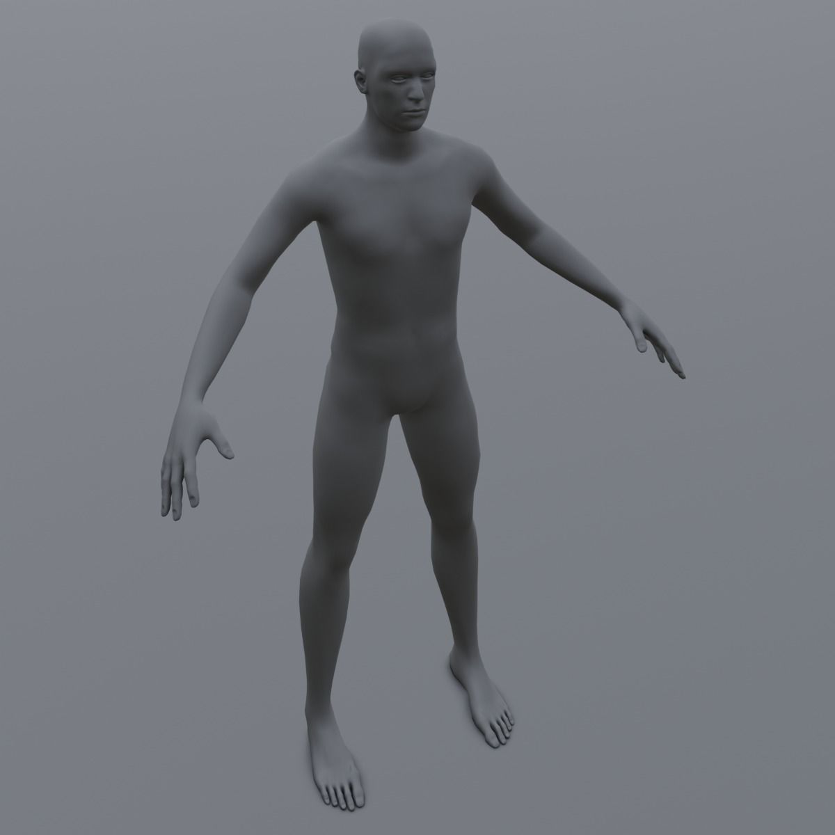 Human Family Base Pack 3D Model Low-poly 3D model_19