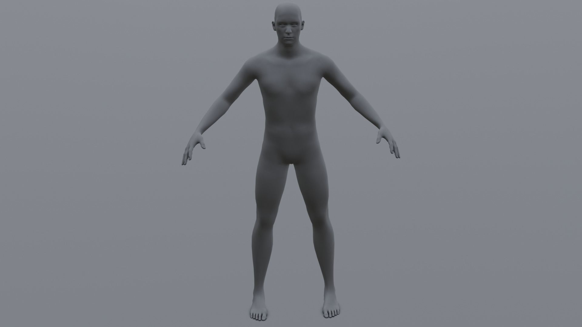 Human Family Base Pack 3D Model Low-poly 3D model_17