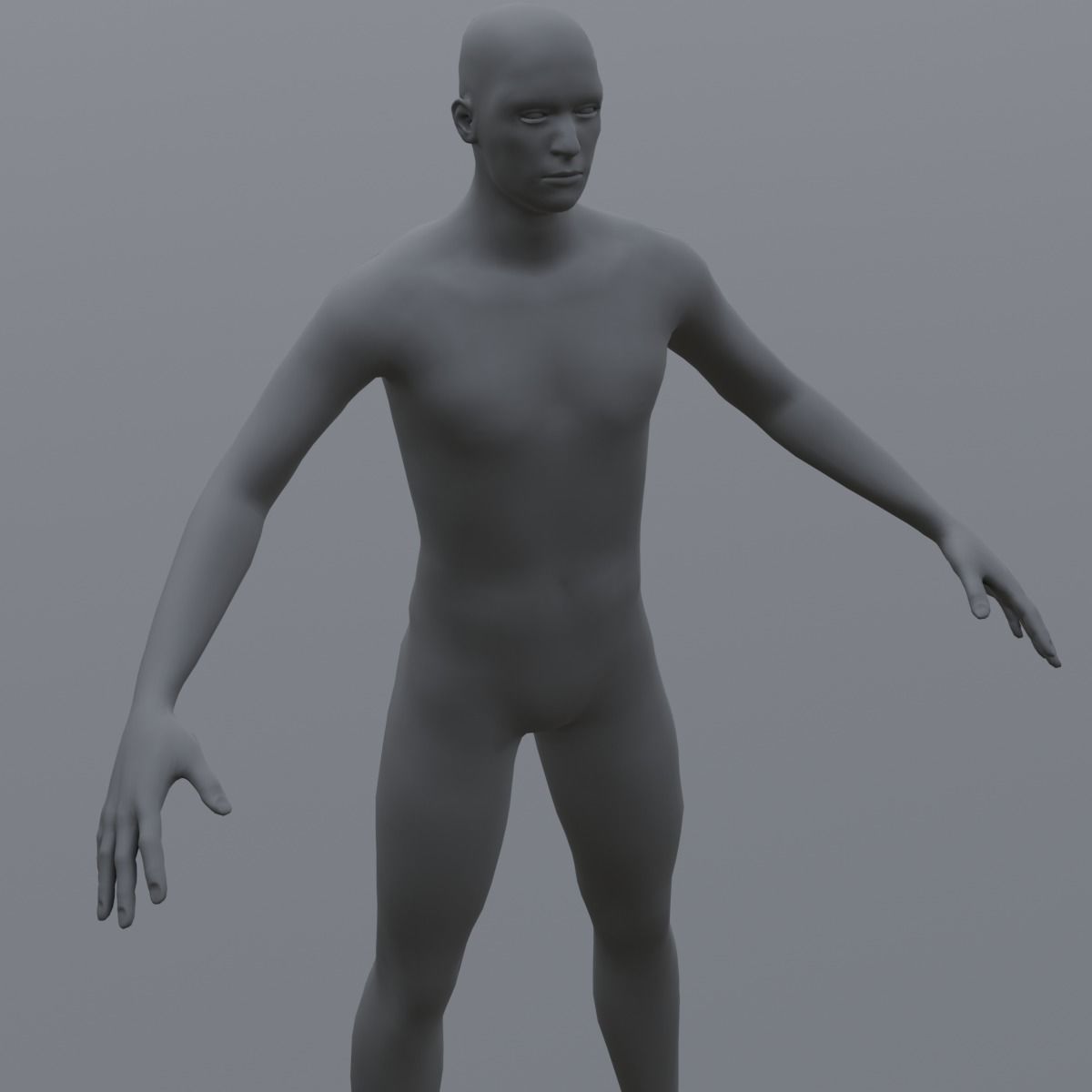 Human Family Base Pack 3D Model Low-poly 3D model_18